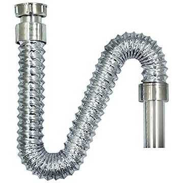 Anna Creations Pvc Water Outlet Waste Pipe For Wash Basin/Sink (Chrome)