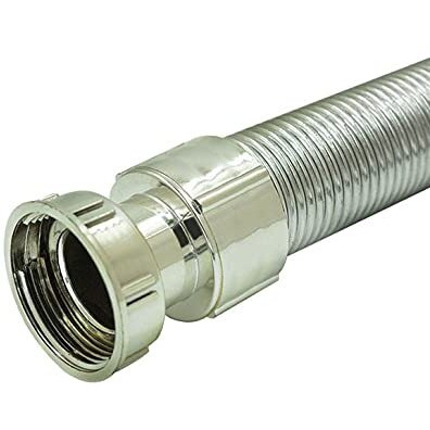 Anna Creations Pvc Water Outlet Waste Pipe For Wash Basin/Sink (Chrome)