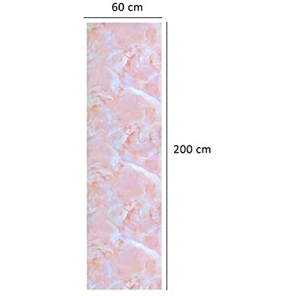 Om Akshar Pvc Wallpapers For Floor, Self Adhesive Wallpaper Pvc Vinyl, Oil Proof Heat Resistant Wall Stickers For Kitchen, Vinyl Pvc Wallpaper For Kitchen For Furniture, Walls, Kitchen Etc. (2 M Pink Ww11)