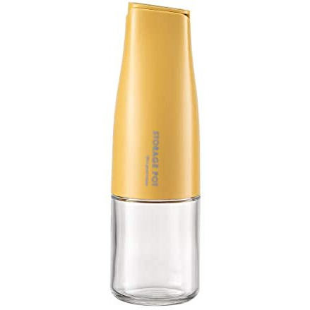 Kbs Glass Oil Bottle Dispenser Kitchen Accessories Items 500 Ml (Multicolour-Oilbottle-Flip-Cap)