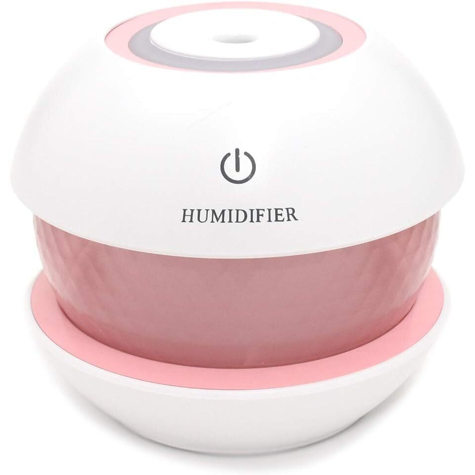Maharsh Air Magic Ultrasonic Humidifier, Portable Usb Mini Humidifier Cool Mist Humidifiers Essential Oil Diffuser Aroma Air Humidifier With Led Night Light Colorful Change For Car, Office(Daimond)