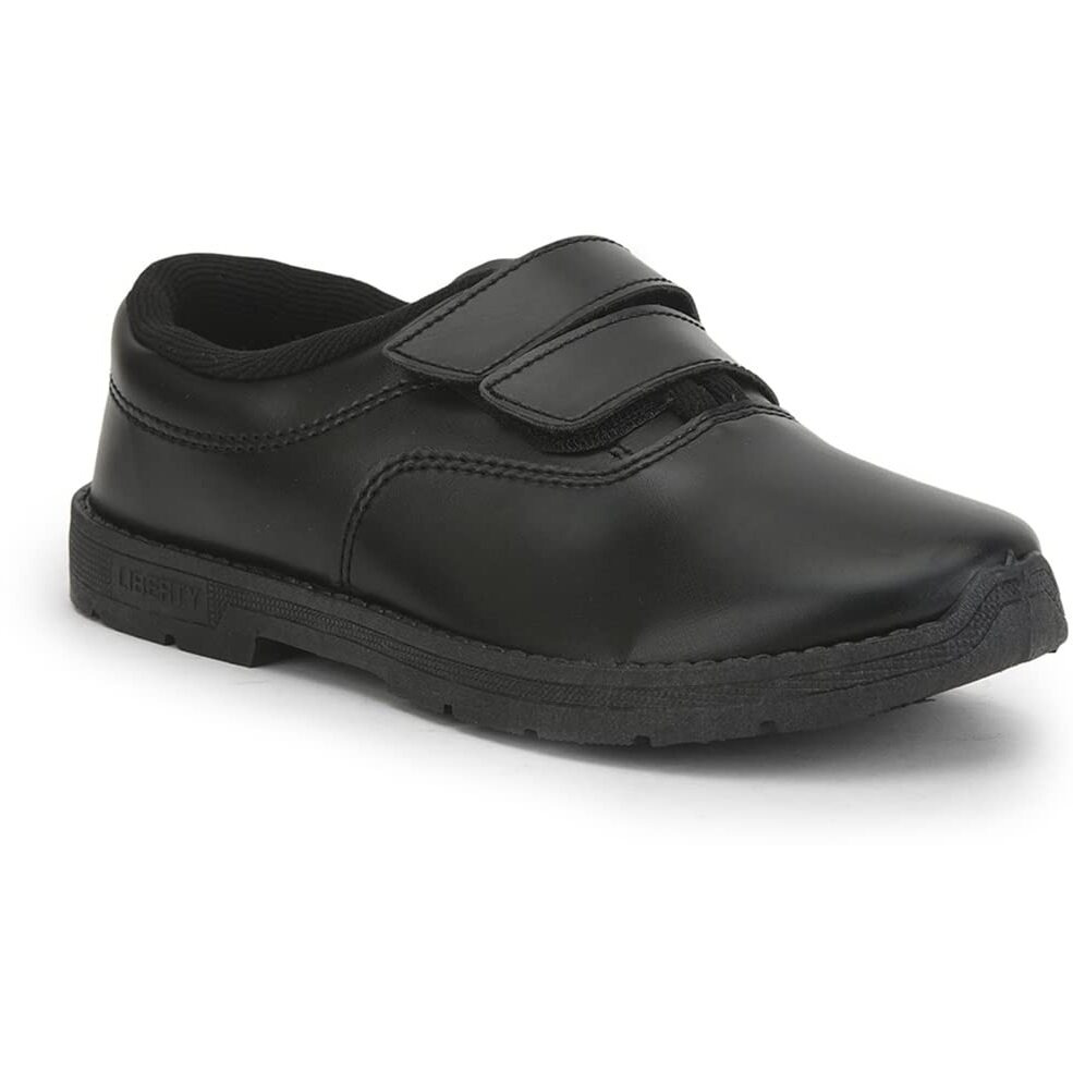 Liberty Kids S/Boy-V Black School Shoes - 9C Uk