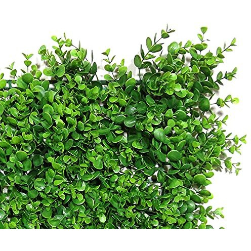 Golden Cart Plastic Artificial Wall Grass For Home Decoration (3 Pcs) I Grass Mat For Wall I Vertical Garden Artificial Plants (Light Green, 60Cm X 40Cm X 8Cm, Pack Of 3)