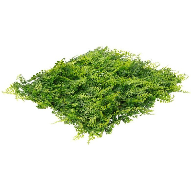 Golden Cart Plastic Artificial Wall Grass For Home Decoration (10 Pcs) I Grass Mat For Wall I Vertical Garden Artificial Plants (Green Leaves Design, 50Cm X 50Cm X 5Cm, Pack Of 10)