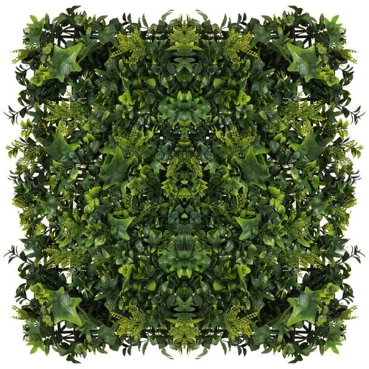 Golden Cart Artificial Wall Grass For Home Decoration (6 Pcs) I Grass Mat For Wall I Vertical Garden Artificial Plants (Lemon Green Design, 50Cm X 50Cm X 5Cm, Pack Of 6)