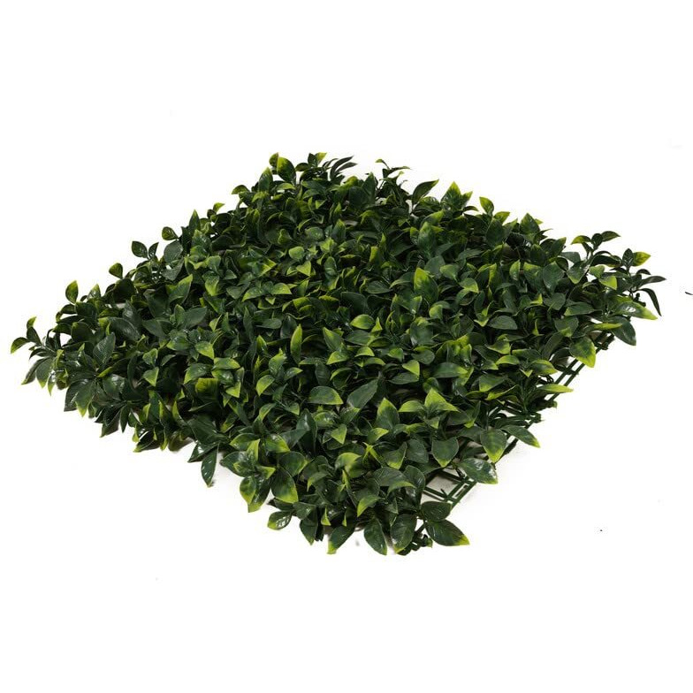 Golden Cart Plastic Artificial Wall Grass For Home Decoration (4 Pcs) I Grass Mat For Wall I Vertical Garden Artificial Plants (Lemon Green, 50Cm X 50Cm X 5Cm, Pack Of 4)