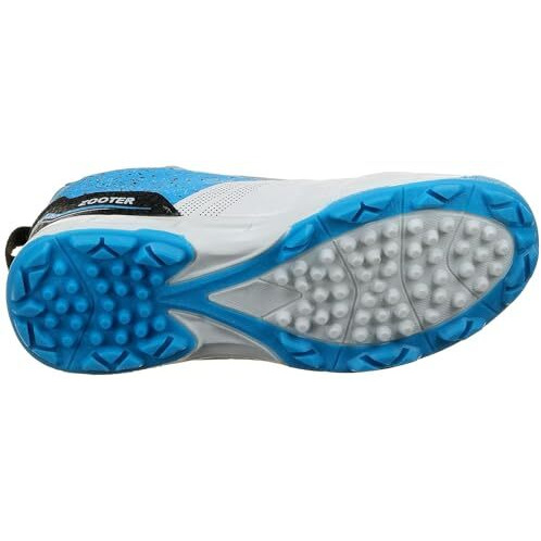 Dsc Zooter Cricket Shoe For Men And Boys, Size-9 Uk (White-Blue)