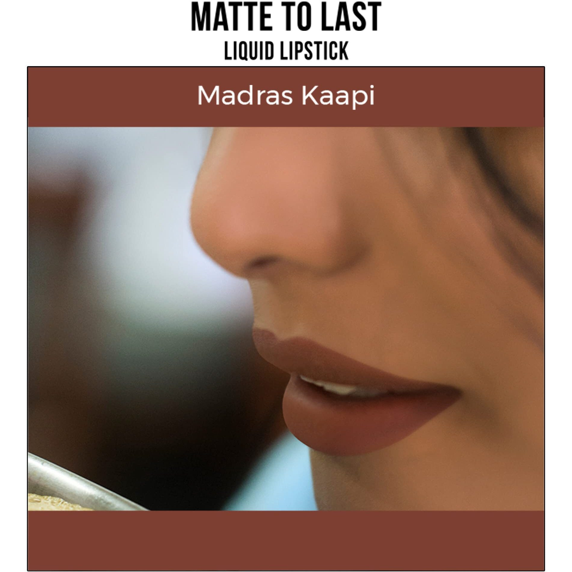 Nykaa Matte To Last Lipstick, Brown (Matte)