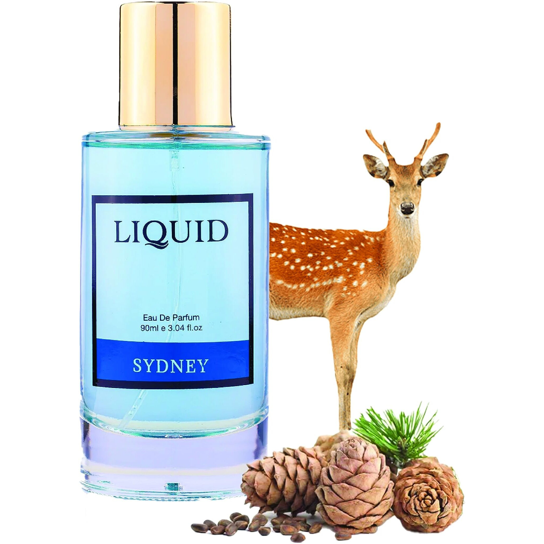 Liquid Luxury Sydney Perfume 100Ml For Men  Premium Fragrance With Long-Lasting Smell, Masculine Scent | Citrus And Woody Notes, Perfect For Office Wear And Formal Meetings, Ideal Gift For Him