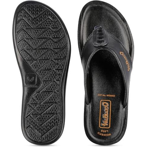 Walkaroo Wg5060 Mens Sandals For Dailywear And Regular Use For Indoor & Outdoor - Black