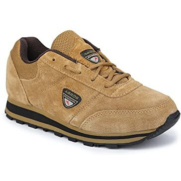 Abros Mens Jogger-1O Augo7007 Outdoor Suede Leather Shoes_Olive_8Uk