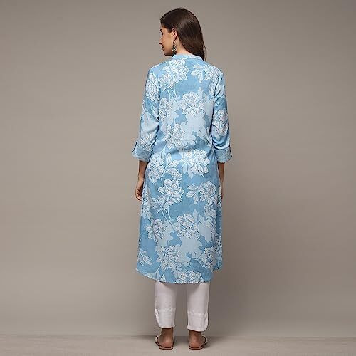 Biba Women Printed Mix And Match(Retro Fl19196_Teal_36)
