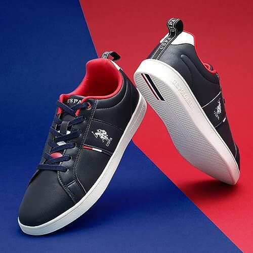 U.S. Polo Assn. Lester Men's Navy Sneakers-(Uk/10) (Us/11) (2Fd22555N01)
