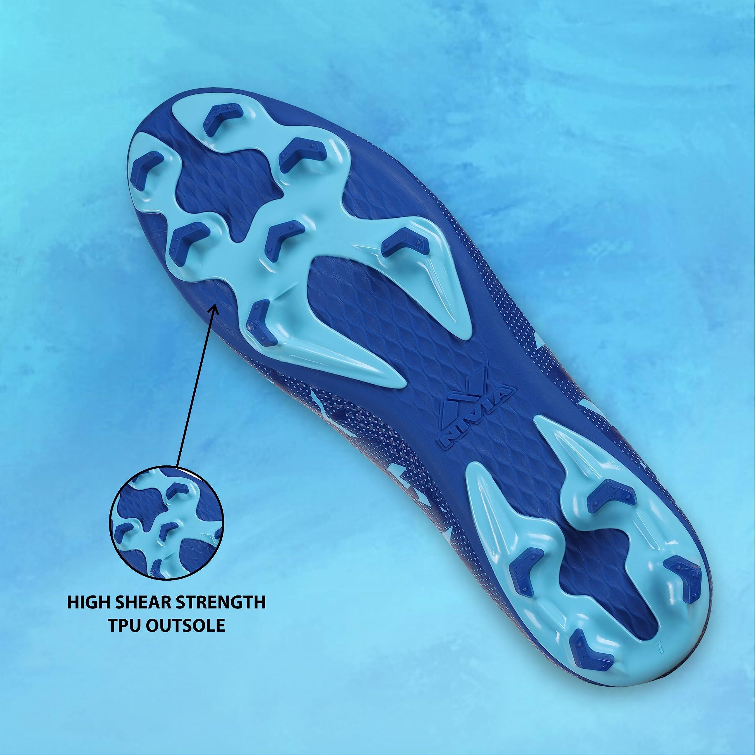 Nivia Encounter 10.0 F.B Stud For Men Royal Blue