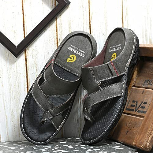 Centrino Men's 3662 Grey Sandal_10 Uk (3662-06)