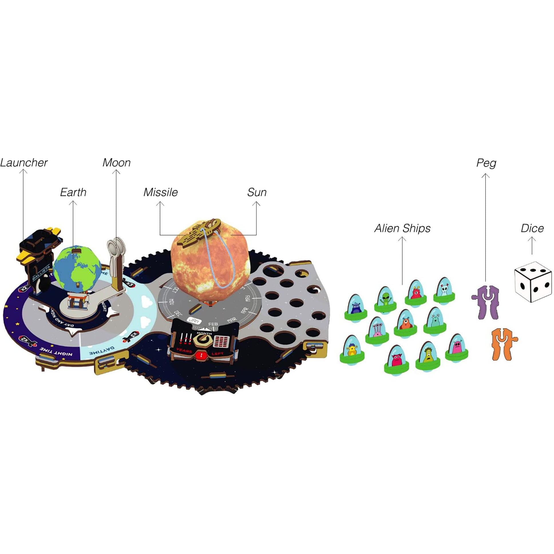 Smartivity Earth-Sun-Moon Space Toy For Kids 8-10-12-14 Years Old | Interactive 3D Model Kit I Birthday Gift For Boys & Girls | Diy Science Toy For Kids 8,9,10,11,12,13,14 Years