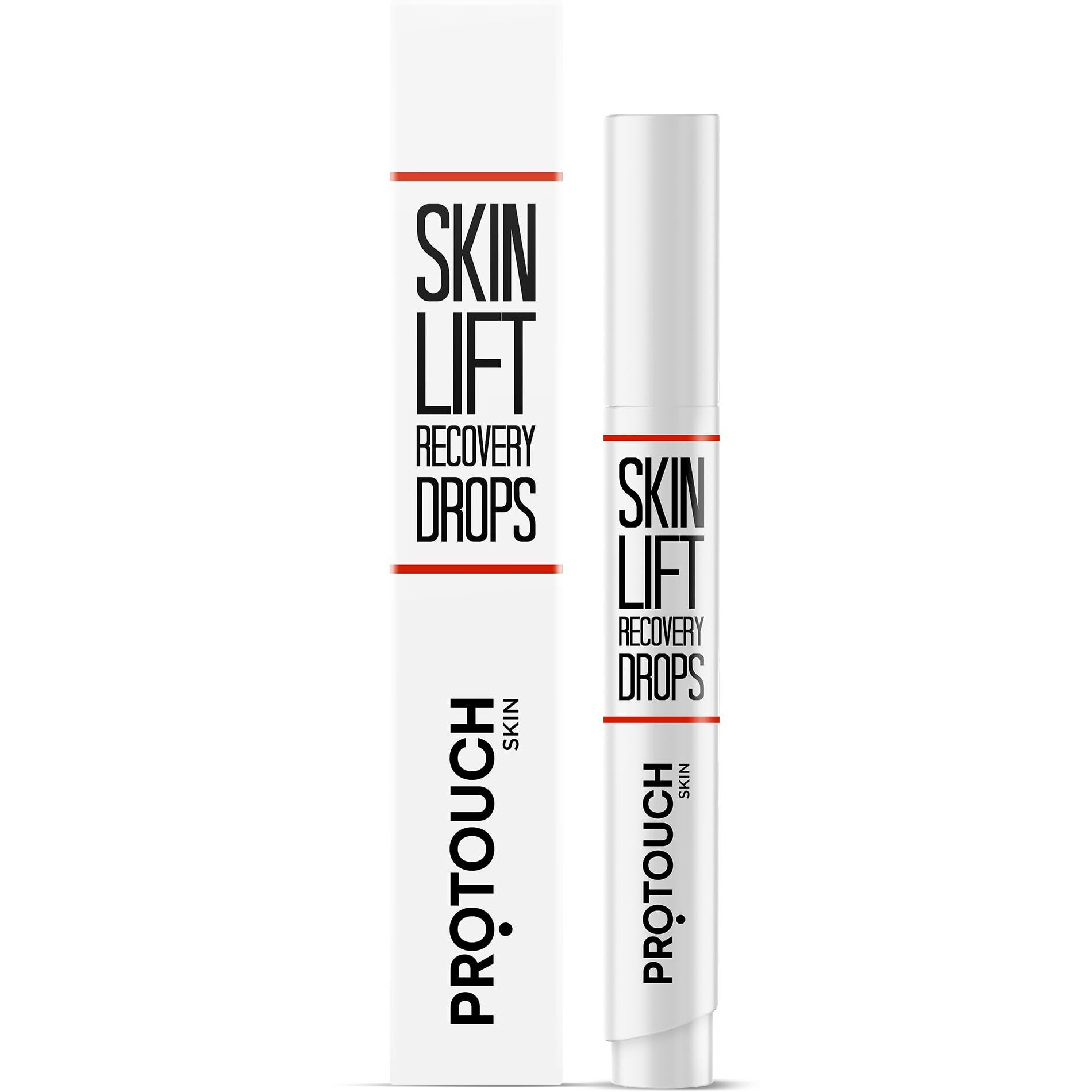 Protouch Skin Lift Recovery Drops To Reduce Fine Lines & Wrinkles - Effective On Neck, Jawline, Chin, Forehead & Smile-Lines | All Skin Types (6 Ml) Pack Of 1