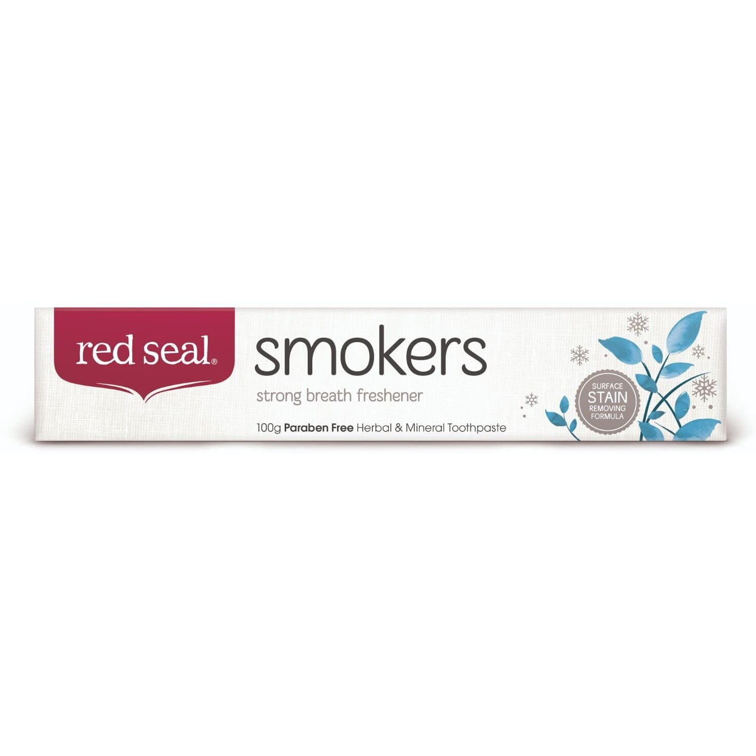 Red Seal Natural Smokers Toothpaste Germ Protection 100G