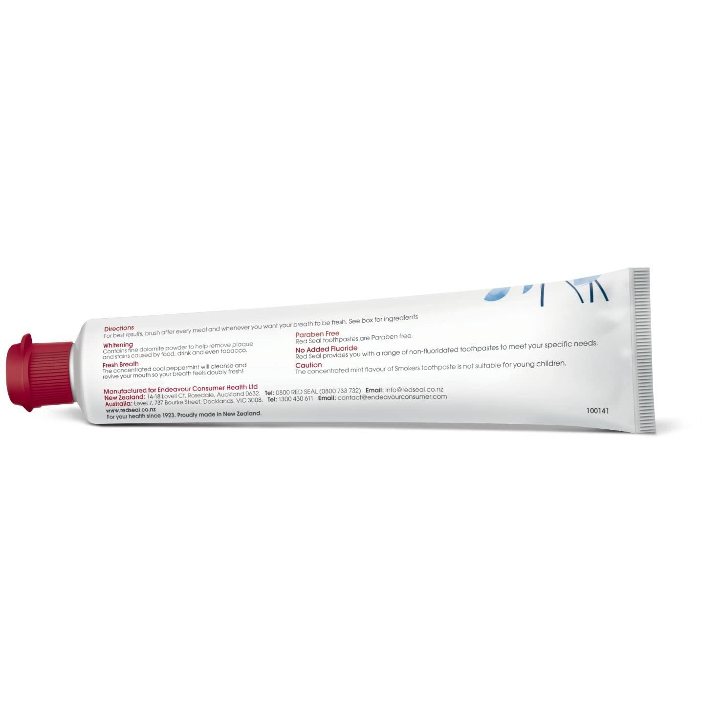 Red Seal Natural Smokers Toothpaste Germ Protection 100G