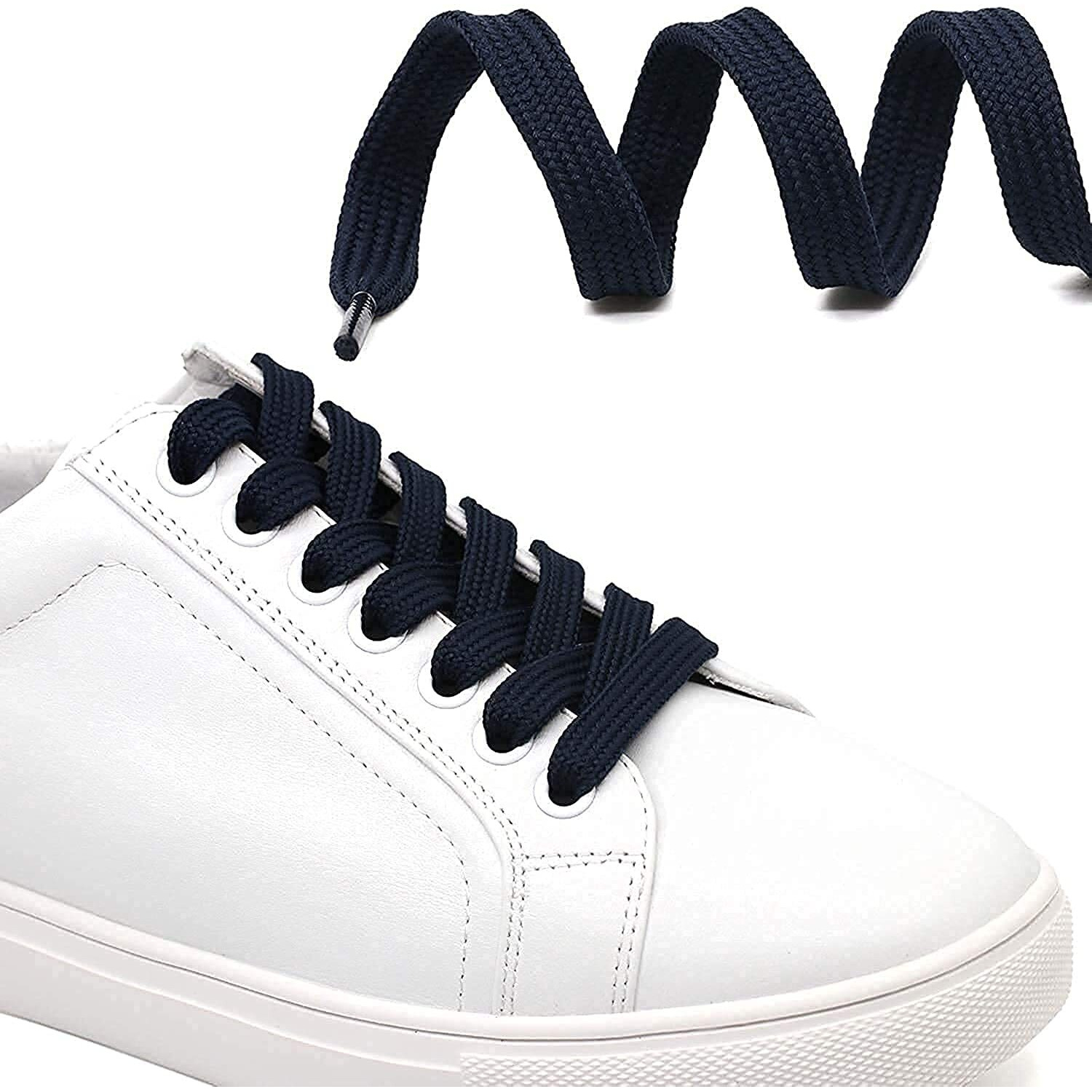 Shoeshine Shoe Laces (2 Pairs) Flat Shoelace For Sport Canvas And Sneaker Lace Of Men & Women Shoes & Boot