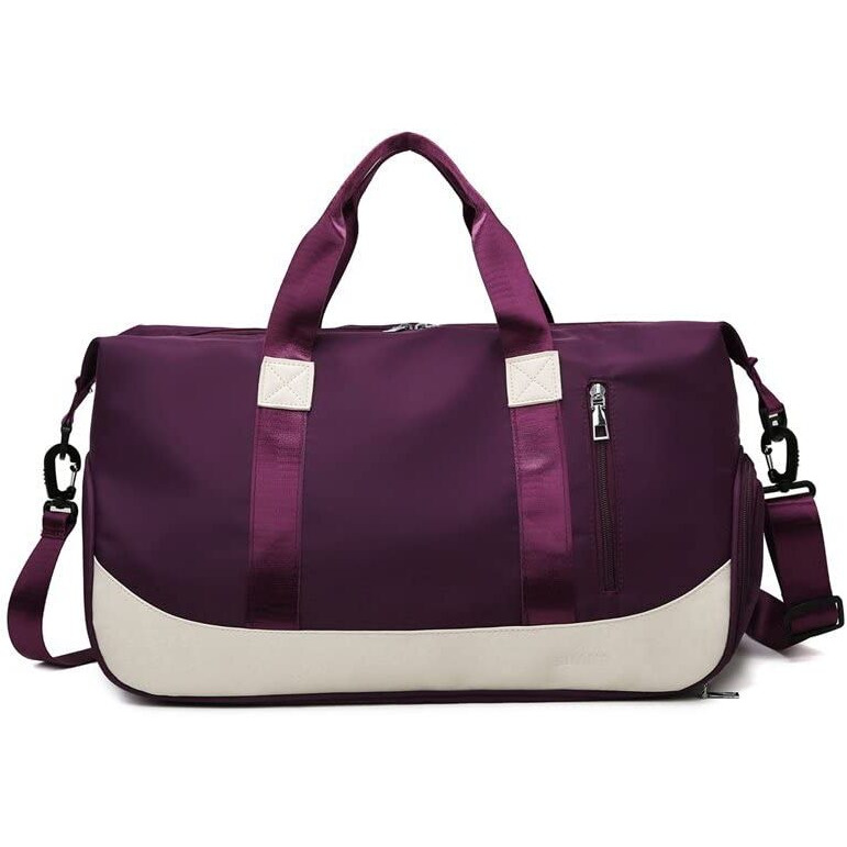 Furn Aspire Cotton Blend 22 Cms Gym Bag(Cross Body Gym Bag-V_Purple)