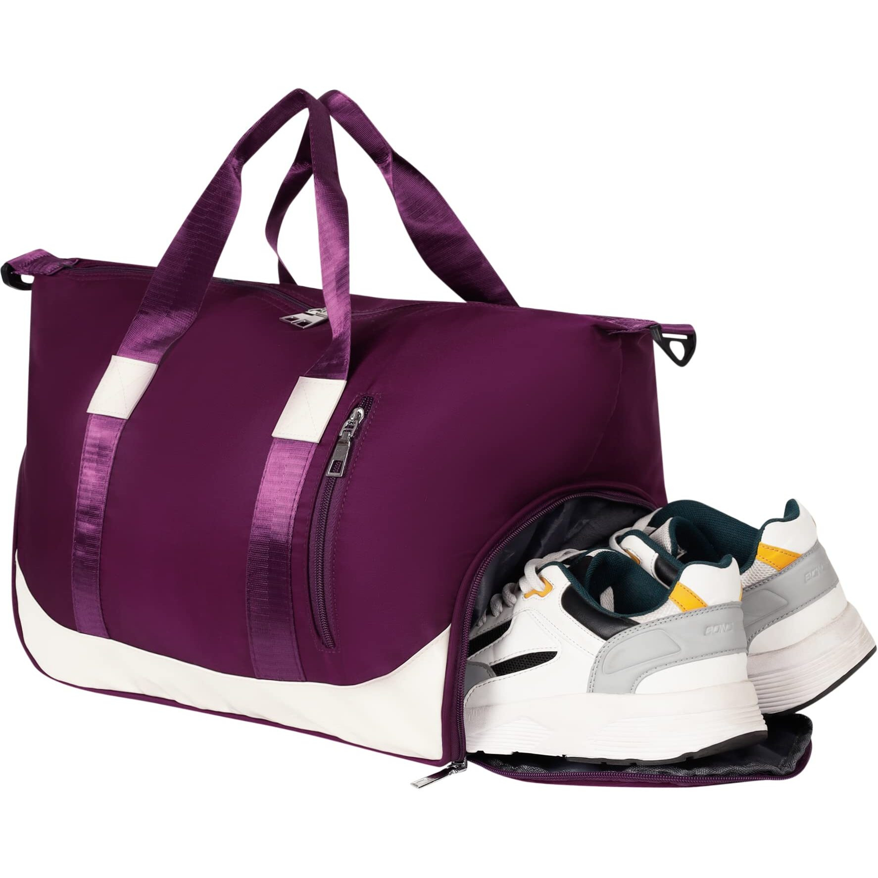 Furn Aspire Cotton Blend 22 Cms Gym Bag(Cross Body Gym Bag-V_Purple)