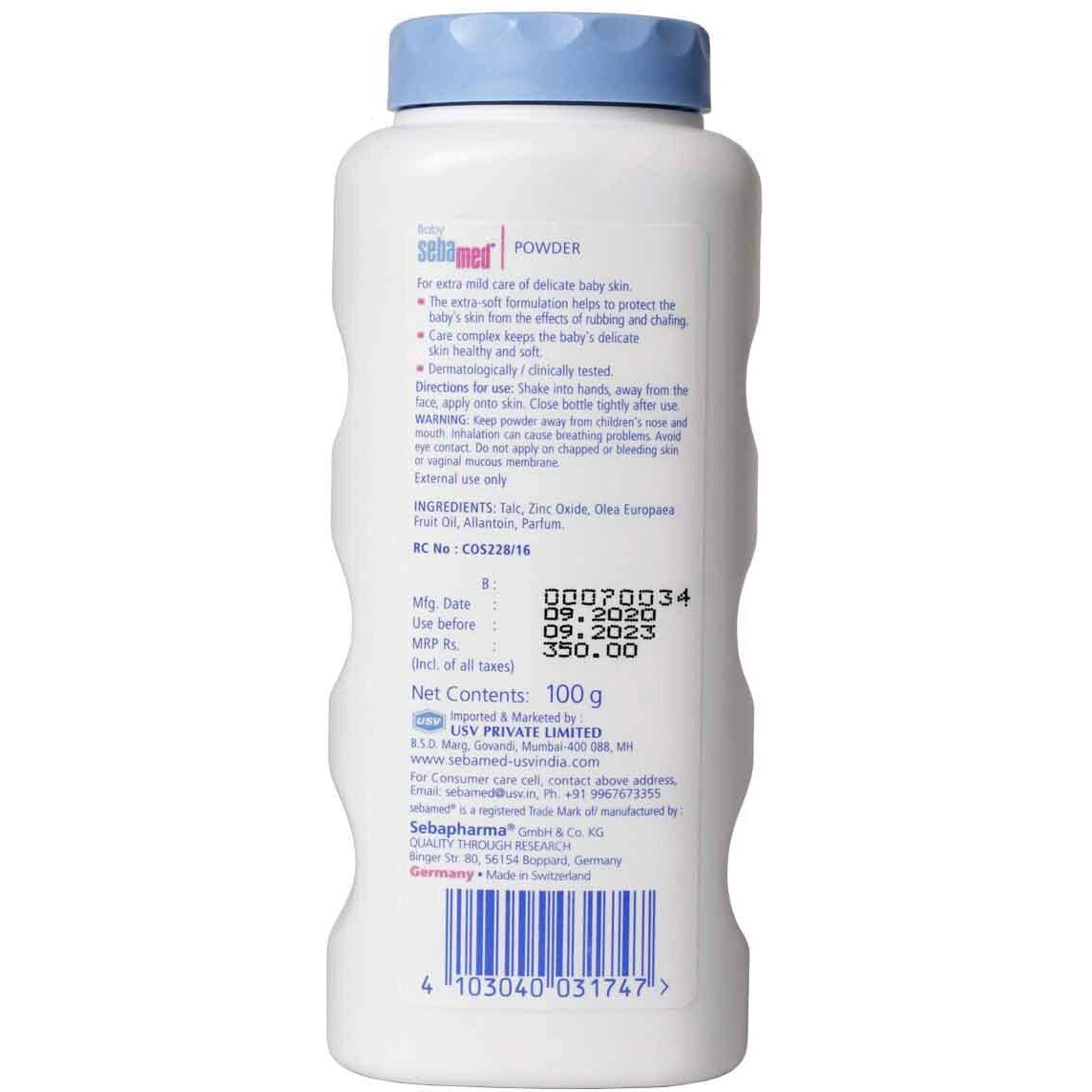 Sebamed Baby Powder (Pack Of 100G)