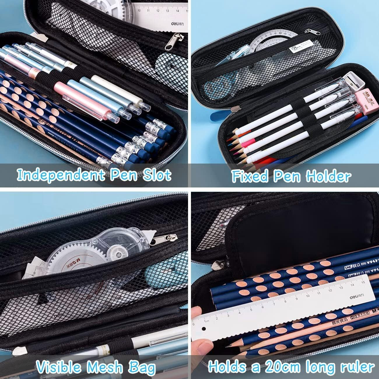 Okean 3D Cover Eva Space Astronaut Theme Pencil Case Large Capacity Pencil Pouch Bag Organizer For Students Kids Stylish Pen Holder Pouch Stationery Box - Ethylene Vinyl Acetate (Eva), Multicolor