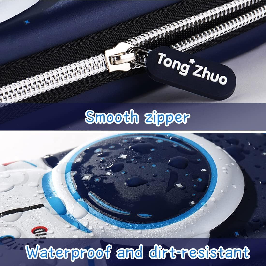 Okean 3D Cover Eva Space Astronaut Theme Pencil Case Large Capacity Pencil Pouch Bag Organizer For Students Kids Stylish Pen Holder Pouch Stationery Box - Ethylene Vinyl Acetate (Eva), Multicolor