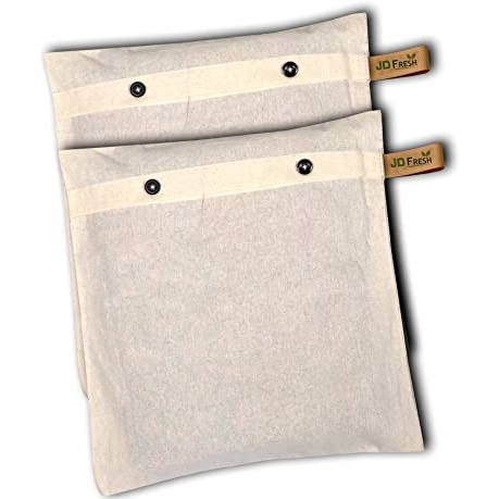 Jd Fresh 2 Peices Saree Storage Bags Wardrobe Organizer For Storage | Saree Bag For Clothes Storage | Cloth Storage Cover 2 Peices (16X14 Inches)