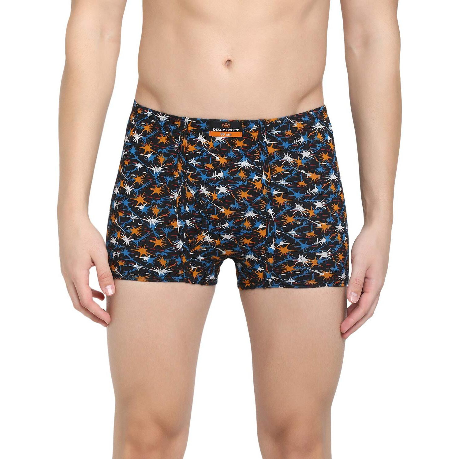 Dixcy Scott Men Cotton Trunk (Color & Print May Vary), Assorted 3, Xl (Pack Of 3)