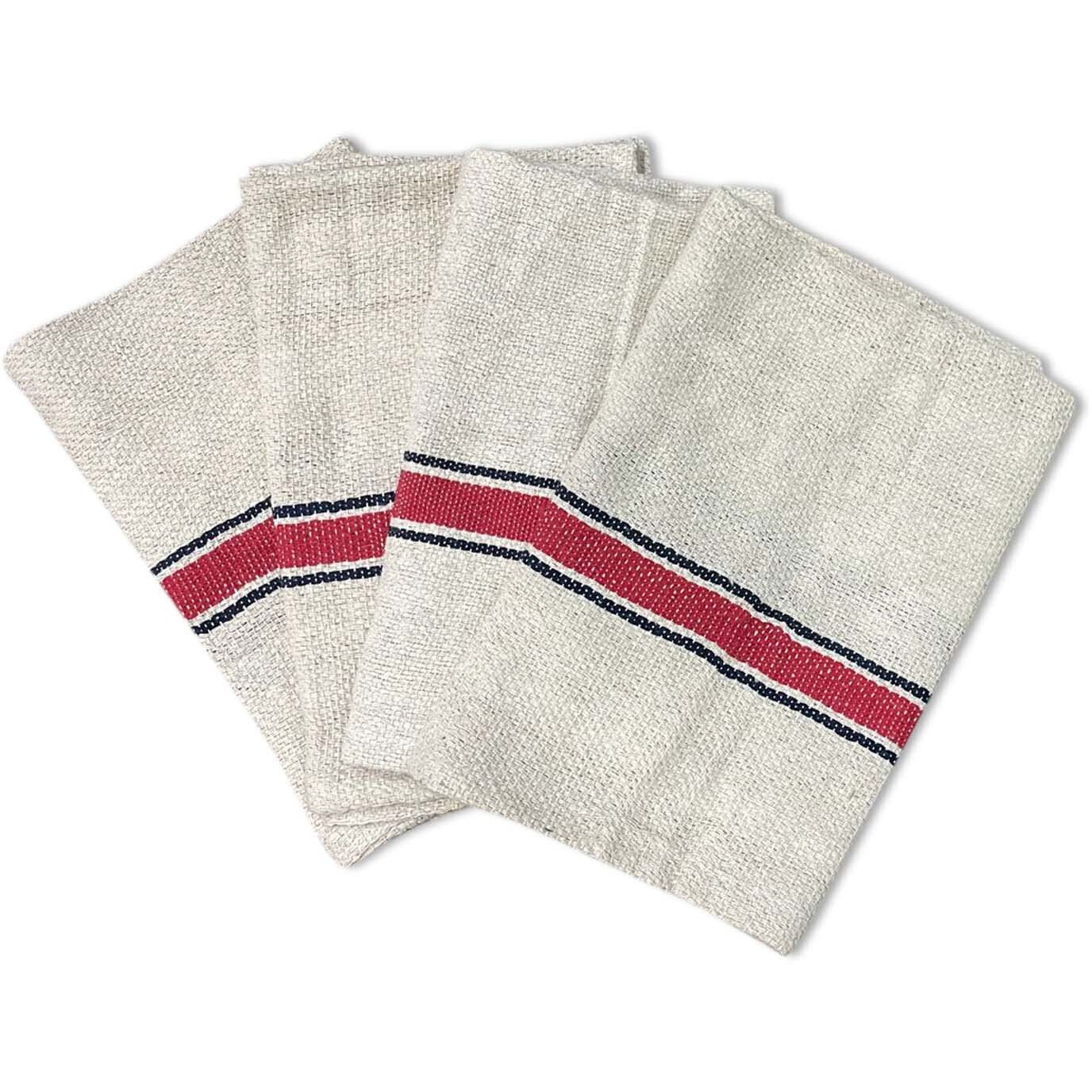 G 1 Cotton Floor Cleaning Duster/Cloth/Mop/Pocha (Off White, Large Size, 22 Inch X 22 Inch) - Pack Of 12,400 Tc