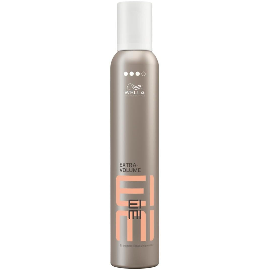Wella Professionals Eimi Extra Volume Strong Hold Volumizing Hair Mousse | 300 Ml | Hair Volumizer With Heat Protection & Shine
