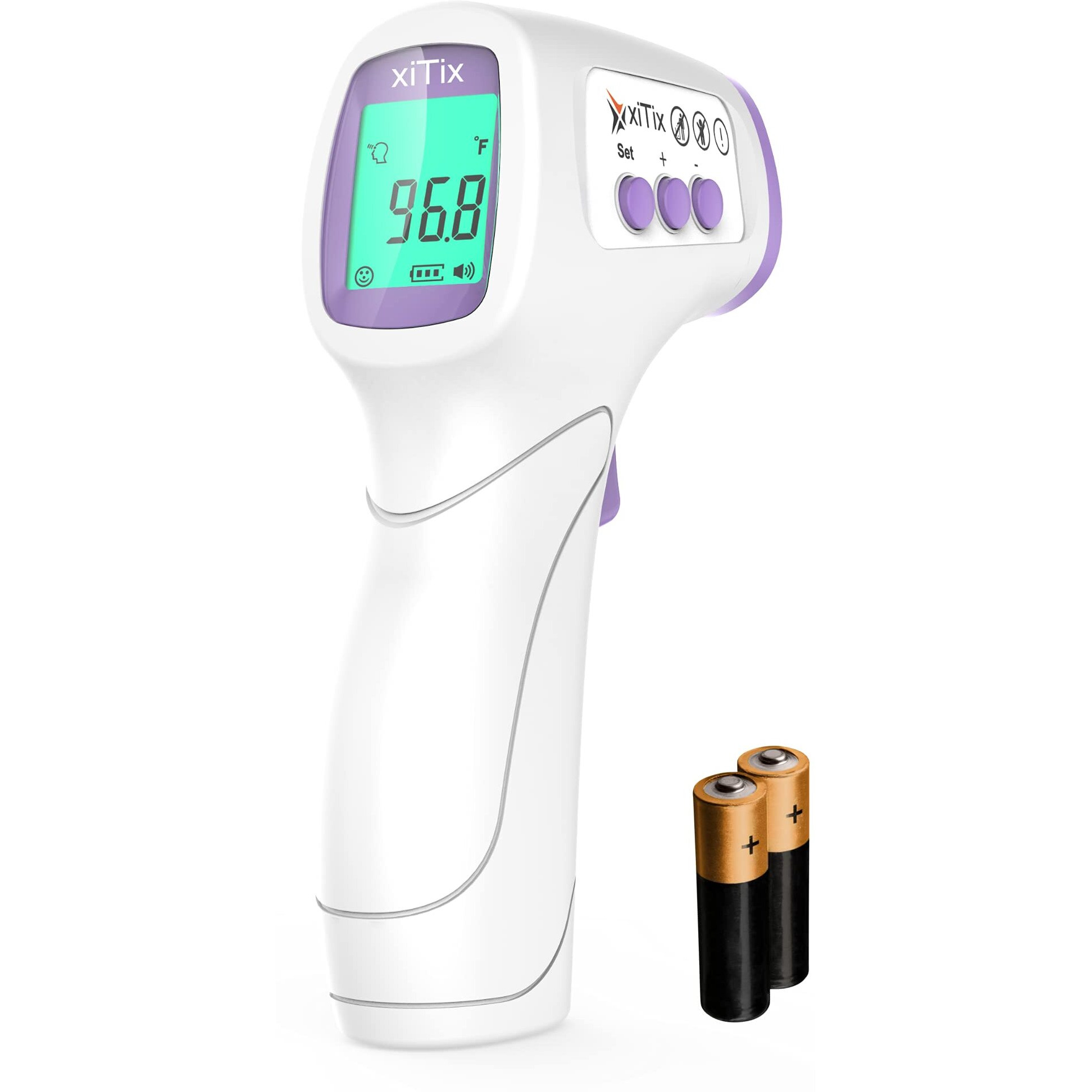 Vandelay Xitix Infrared Thermometer - Digital Thermometer Forehead - No Contact Forehead Thermometer - Fever Temperature Machine For Accurate Reading - No Touch Thermometer For Adults And Kids