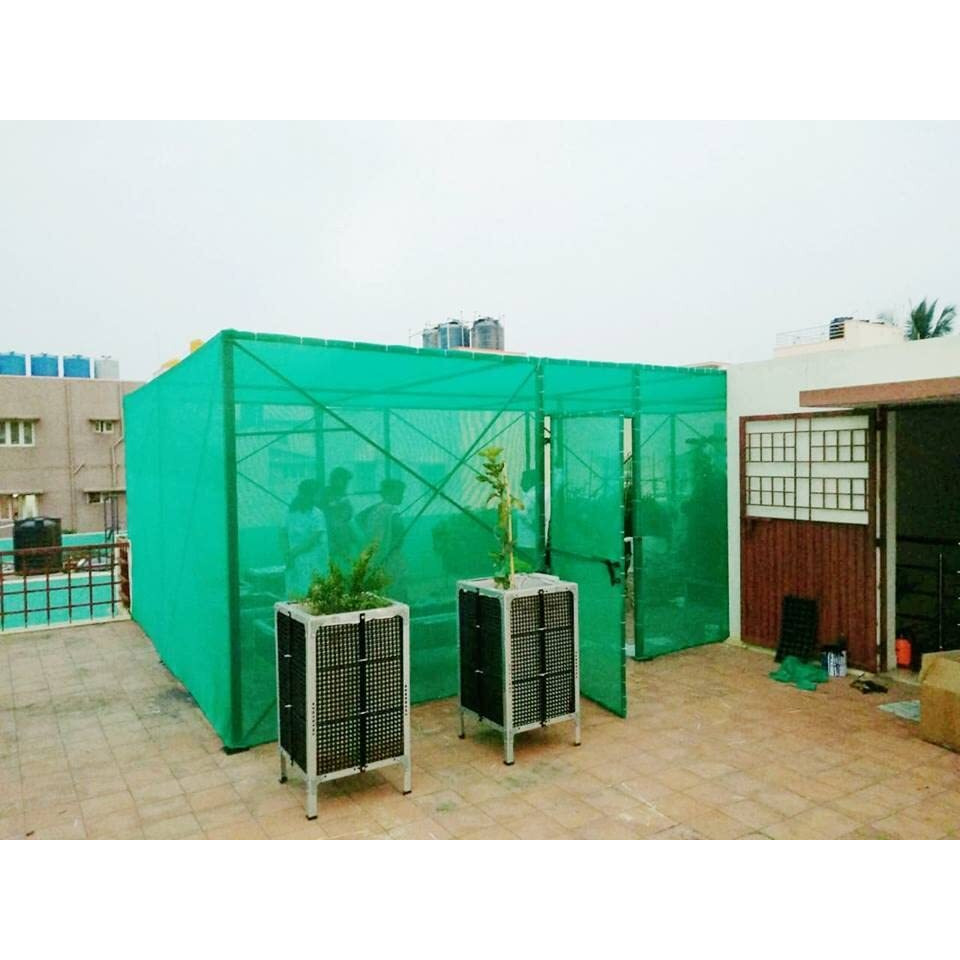 Home Buy Green Shade Net 50% Uv Sun Protected For Terrace, Garden, Green House, Balcony & Gardening Multipurpose Agro Net (5Mx10M (16Ft X 32Ft) - Green