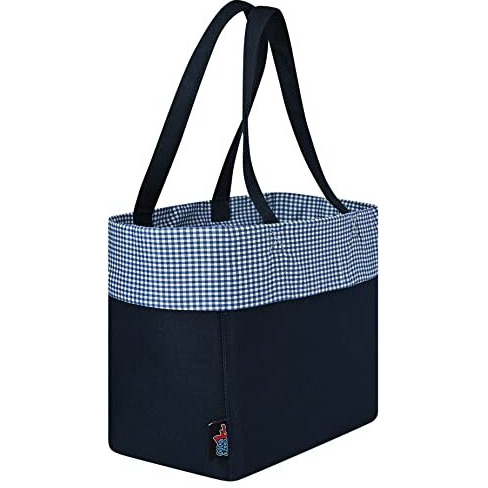 Crazydodo | Unisex Reusable Lunch Bag For Office Men, Women, Kids Tiffin With Internal Mesh Pocket & Bottle Holder Tiffin Bags For Office| Blue,7 Litre