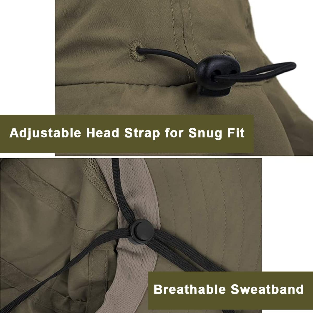 Gustave Wide Brim Summer Cap For Men&Women Hat For Men With Neck Flap, Upf50+ Hiking Safari Fishing Hat For Men Women, Sun Protection Beach Hats, Sun Hats For Women Summer Hat