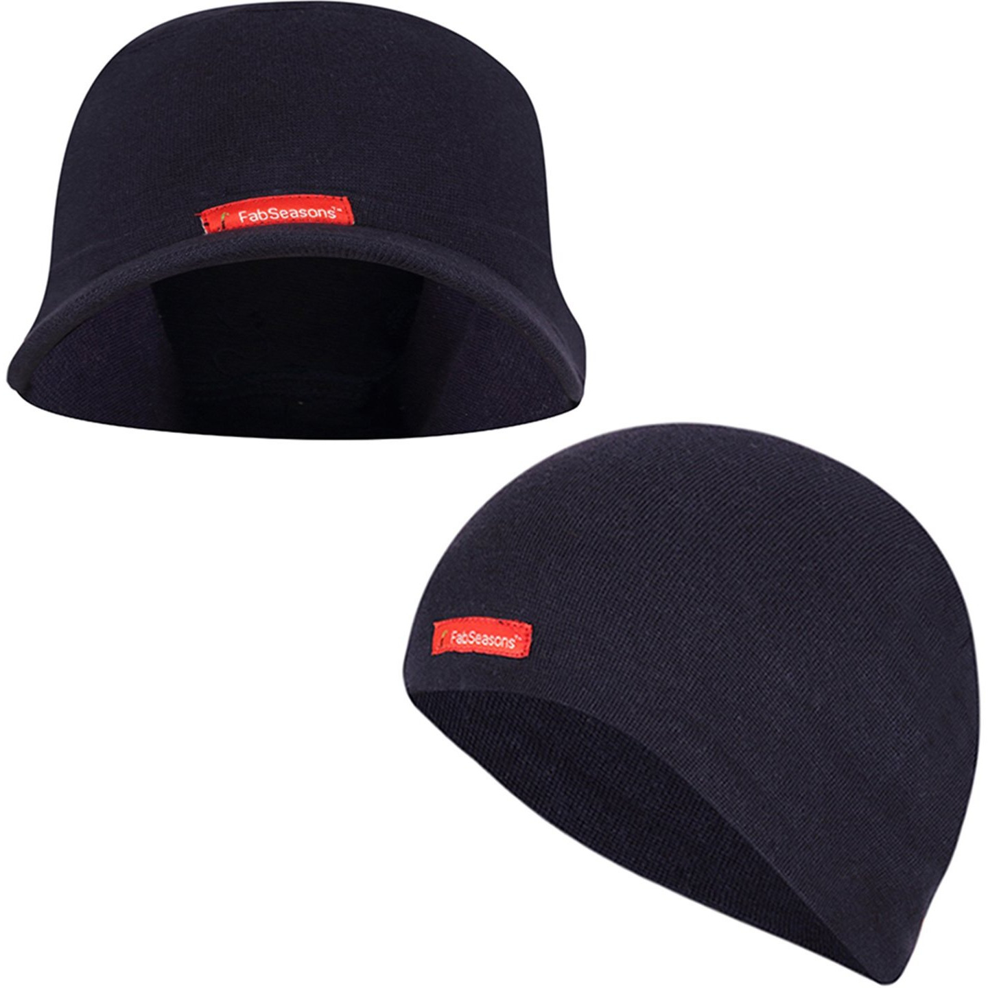 Fabseasons Cotton Skull Cap, Combo Pack Of 2