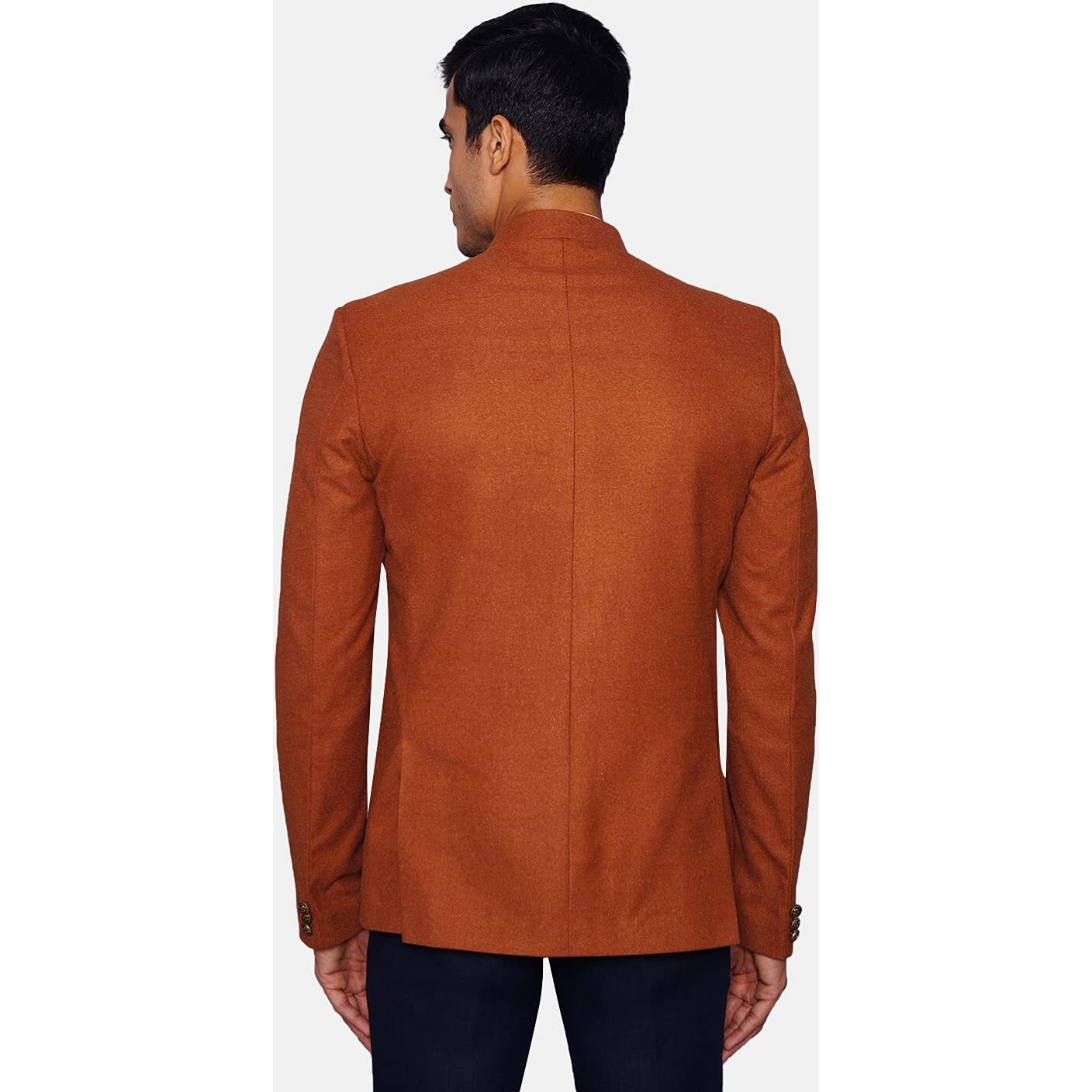 Wintage Men's Tweed Casual And Festive Blazer Coat Jacket  Brick,Xx-Large