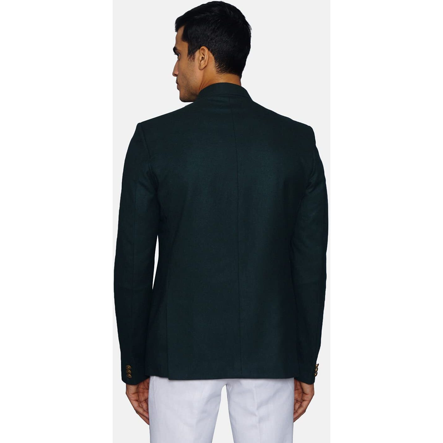 Wintage Men's Tweed Casual And Festive Blazer Coat Jacket  Green,X-Small