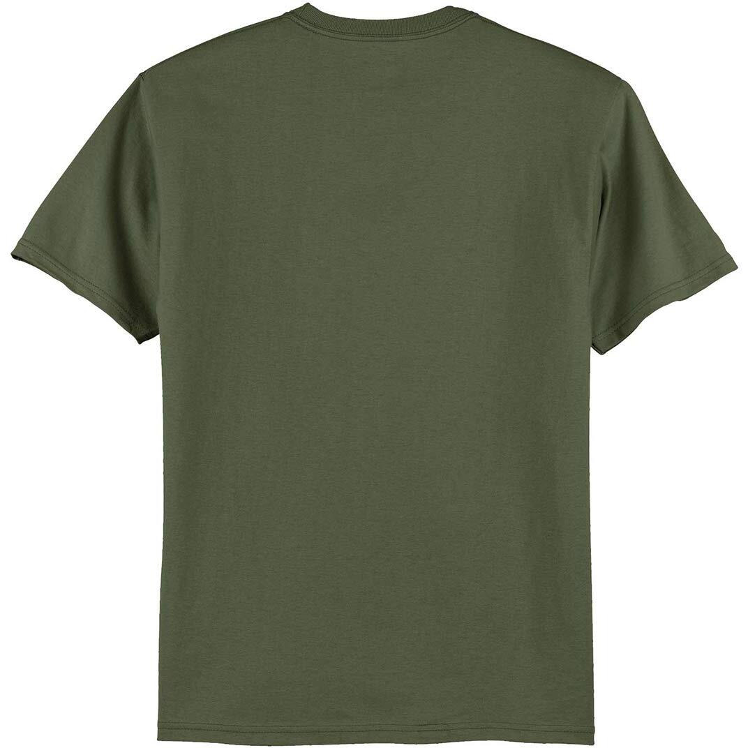 Adro Mens Printed T-Shirt For Men (R22-M-Pc-Ol_Olive_S)