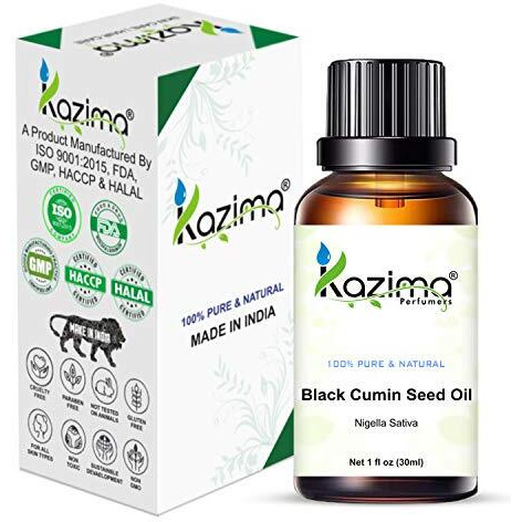 Kazima Black Cumin Seed Essential Oil - 100% Pure Natural & Undiluted For Skin Care & Hair (30Ml)