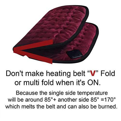 Dr Care Velvet Electric Heat Therapy Orthopedic Pain Reliever Electric Heating Pad For Joints, Muscle, Back, Leg, Shoulder, Knee, Neck (With Auto Temperature Controller)