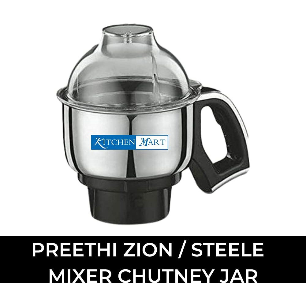 Kitchen Mart Replacement Chutney Jar Compatible With Preethi Zodiac/Zion/Zodiac 2.0 / Steele Supreme Mixer Grinder (Chutney Jar)