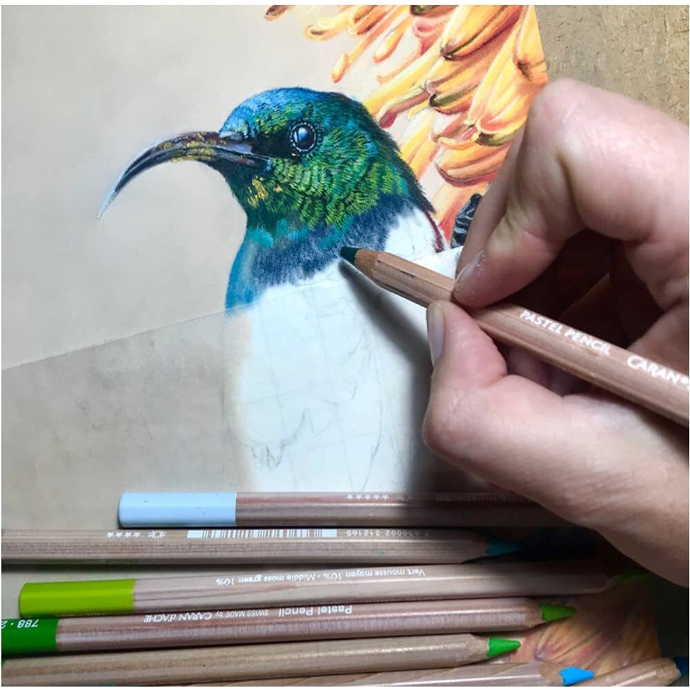 Caran DAche  Pastel Pencil (Phthaloouanine Blue)
