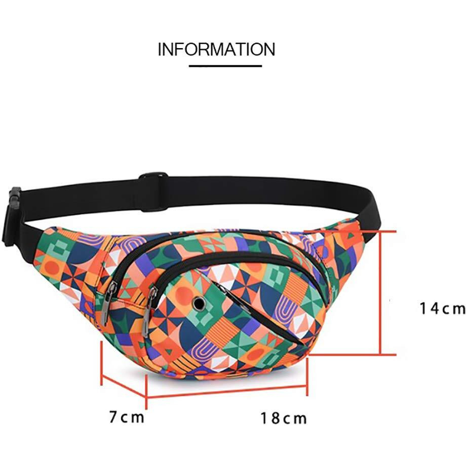 Gustave Waist Bag For Men Women With Adjustable Strap And Headphone Jack, Large Waterproof Chest Bag Fanny Pack For Hiking Travel Camping Running Sports Outdoors