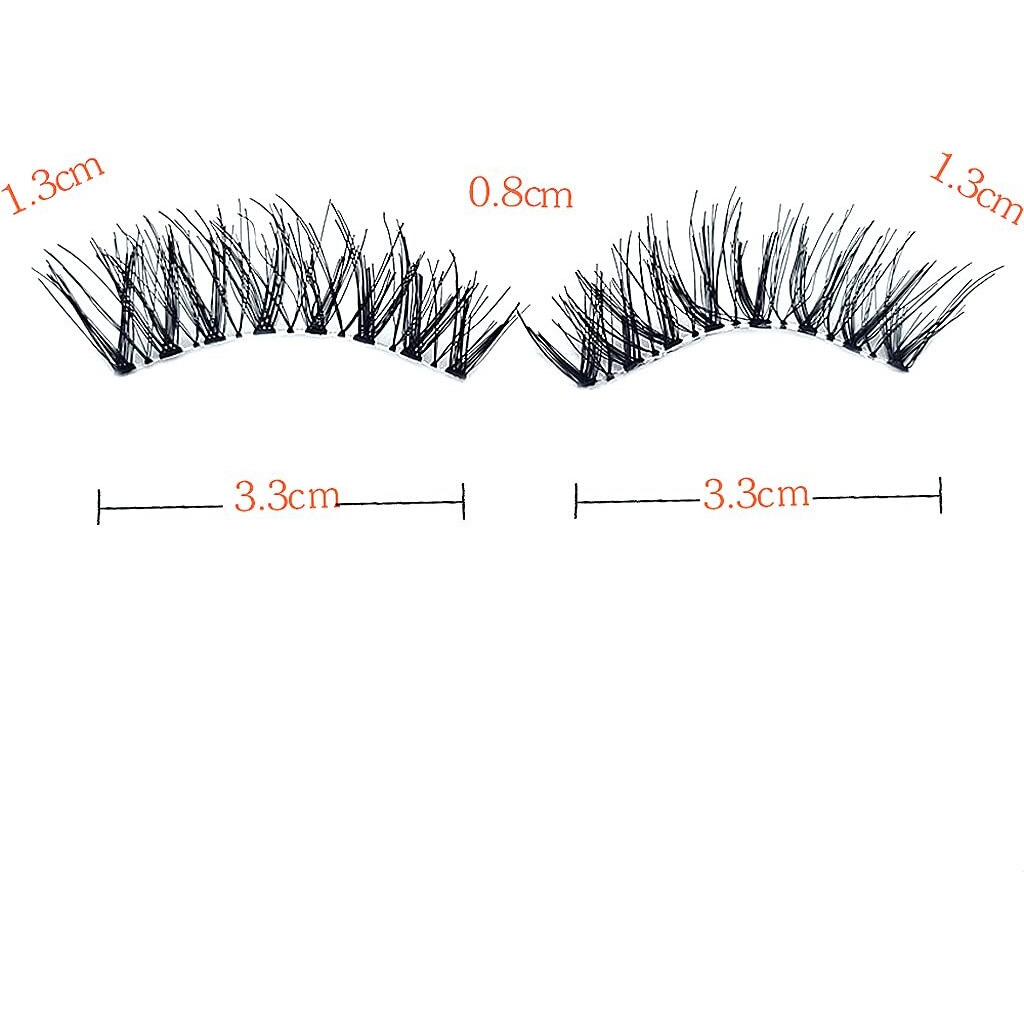 Maycreate 5 Pairs Beauty Makeup Handmade Messy Cross Style False Eyelashes, Reusable Natural Fluffy Faux Lashes, Thick Long 15Mm, Soft Comfortable No Glue Needed, Black Synthetic Fiber, Green