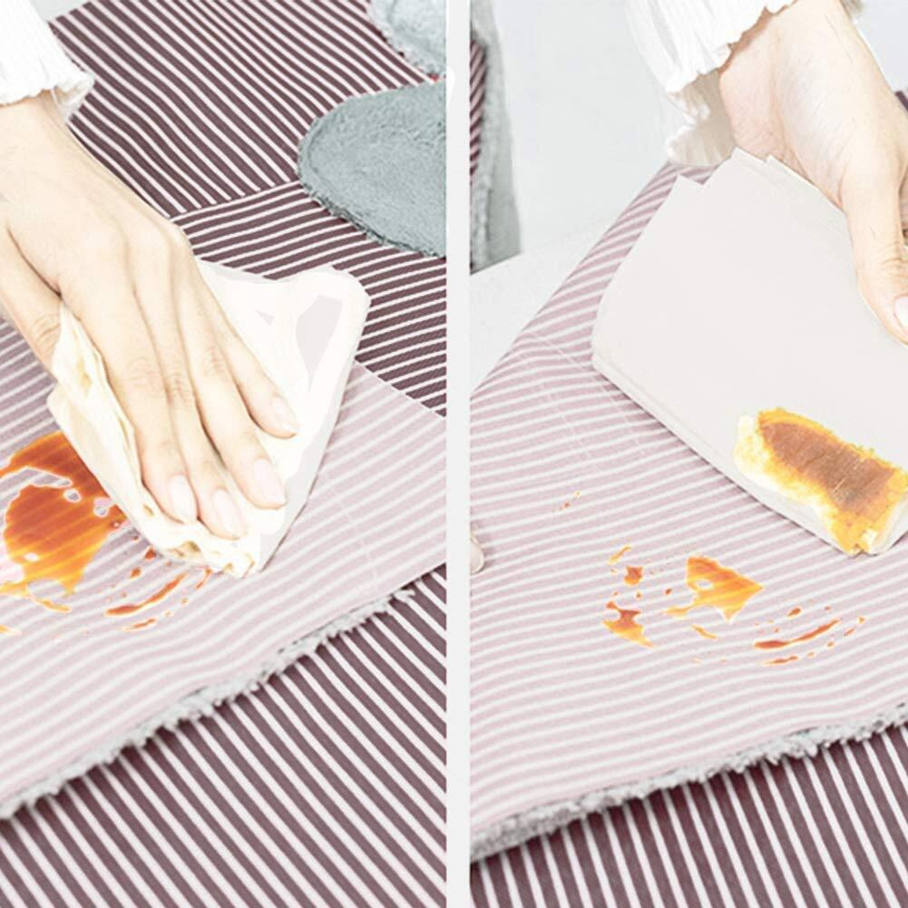 Yanci Wiping Hands Apron, Adjustable Bib Waterproof Velvet Stitched Apron With Pockets Cooking Kitchen Chef Women Aprons For Home Kitchen, Restaurant, Coffee House (Brown)