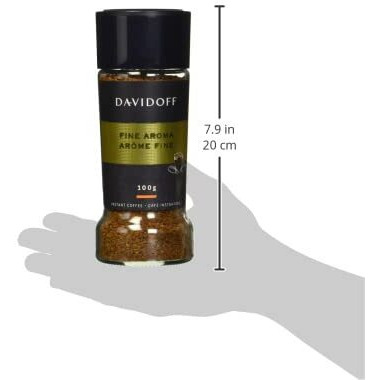 Davidoff Fine Aroma Instant Coffee 7/12 Intensity 100% Arabica,3.53 Oz 100 G,Granule,Bottle