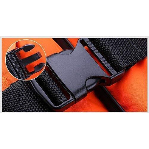 Delavala Professional Life Jacket Adult (Pack Of 2 Pcs) Upto 120 Kg Swim Boating Vest Life Jacket Snorkeling Floating Swimming Surfing Water Sports Life Saving Jacket Water Sport (Orange-2Pcs)
